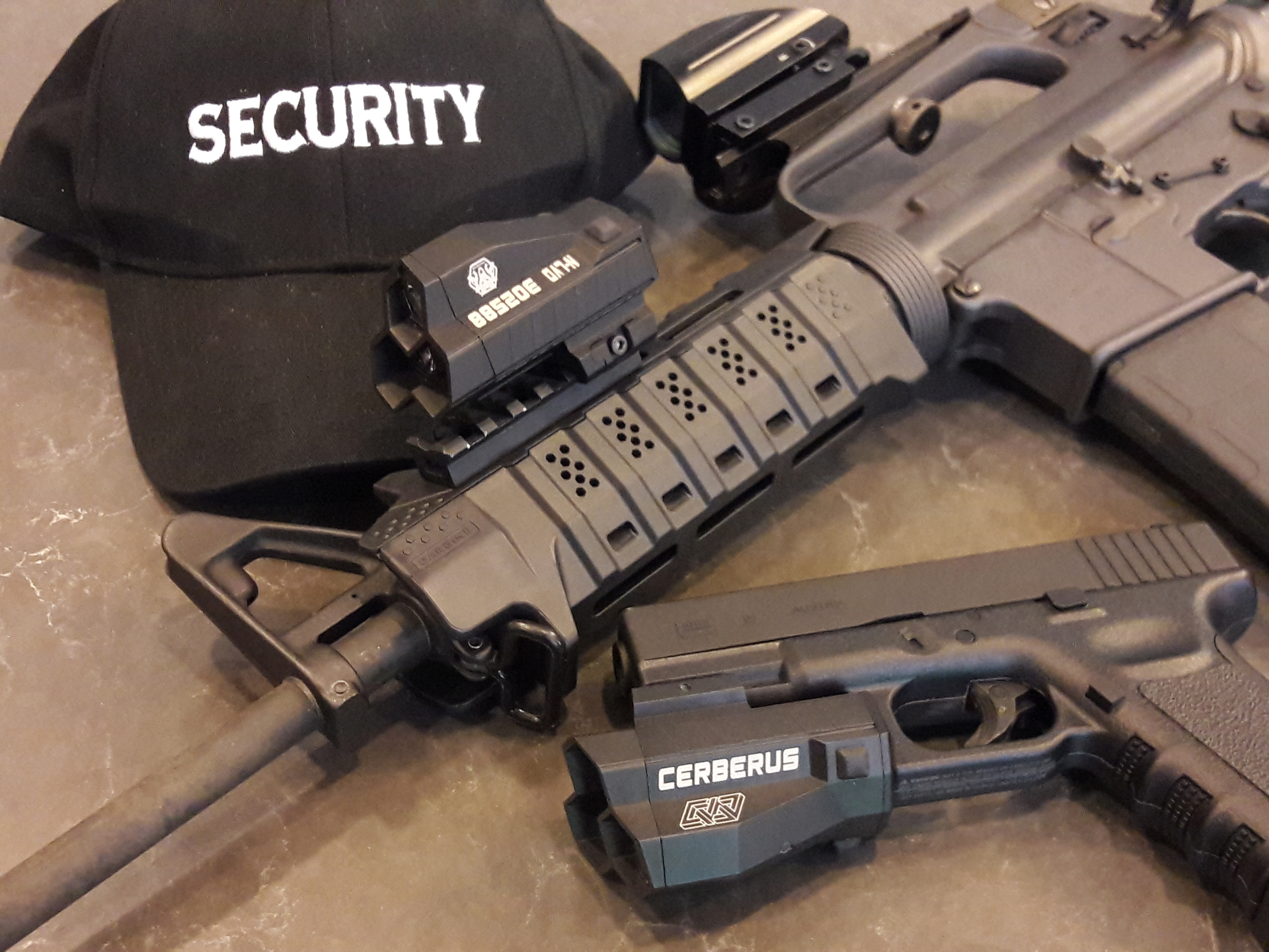CERBERUS with professional gear
